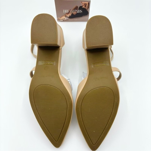 DREAM PAIRS Heels for Women Block Chunky High Heels - Picture 4 of 8